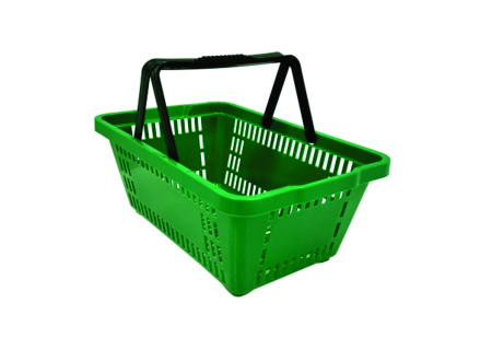 Cesta Plástica para Compras 13L com Alça – Supermercado e Comércio